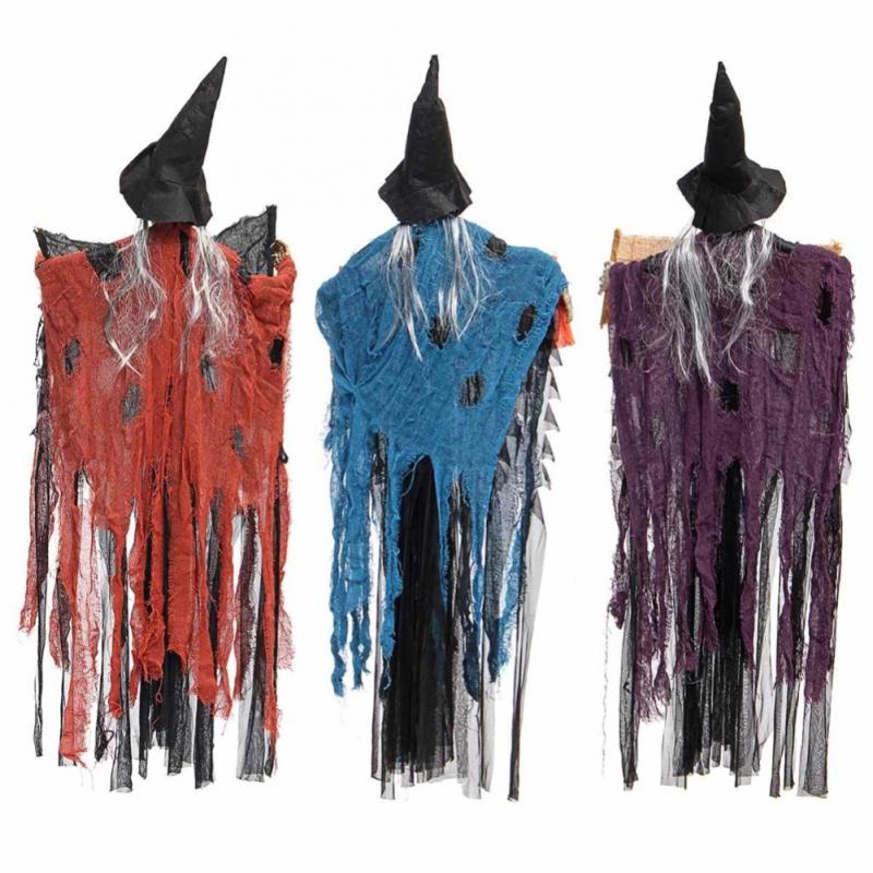 Hanging Ghost Electric Skull Light | Premium Halloween Haunted Decor