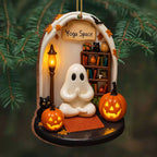 Spooky Reading Nook Ornament | Premium Halloween Decor