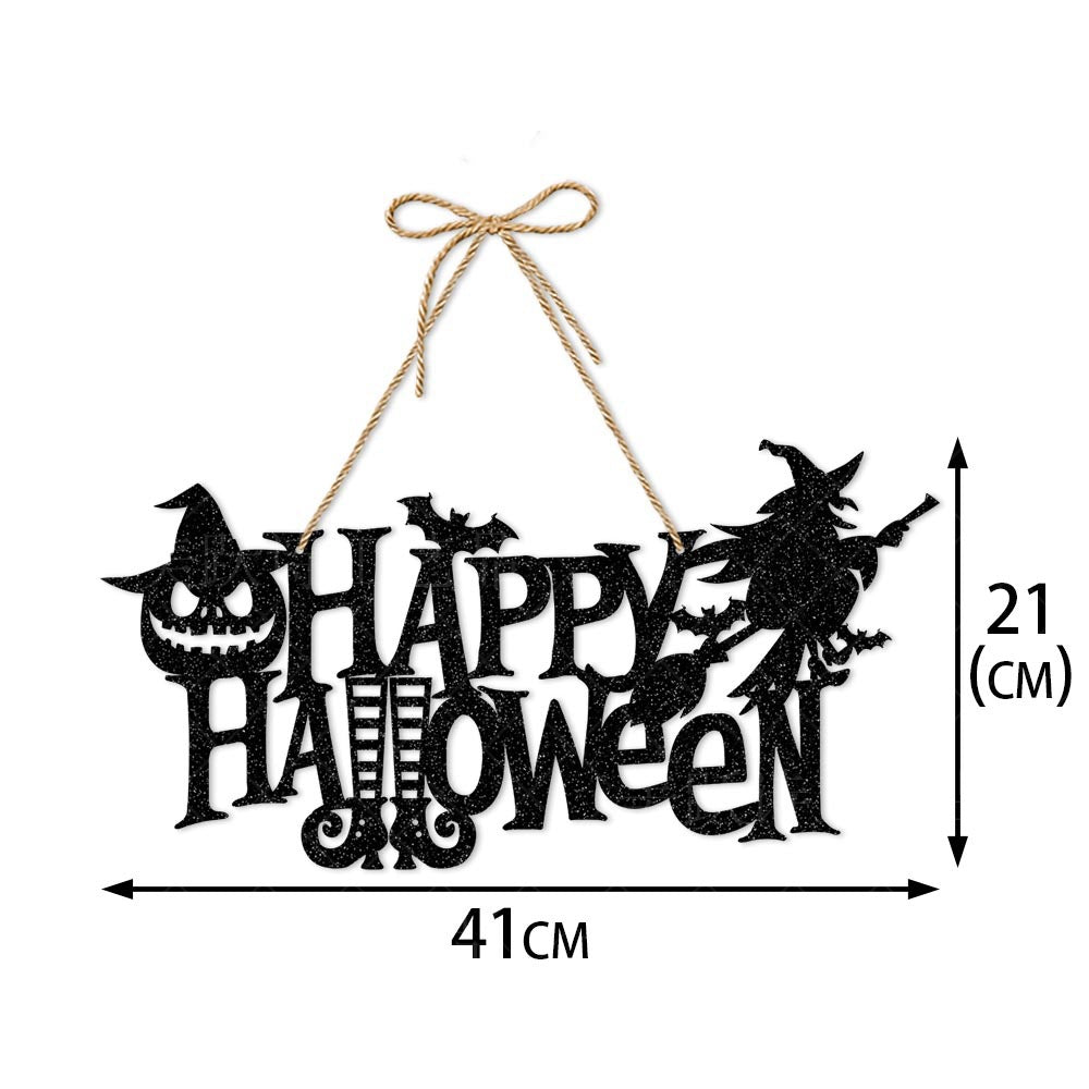 Halloween Door Hanger Set | Premium Pumpkin & Bat Decorations