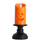 Flameless LED Halloween Candle | Safe, Flicker-Free Ambiance