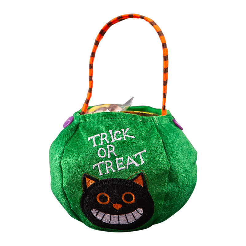 Halloween Kids Candy Tote | Premium Pumpkin & Witch Bag