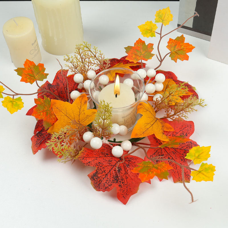 Autumn Berry Pumpkin Wreath | Premium Halloween Decor