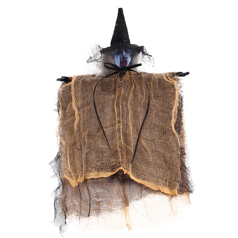 Scary Witch Hanging Ghost Ornament | Premium Halloween Prop