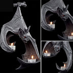 Bat Wall Tealight Holder | Premium Halloween Candlestick Decor