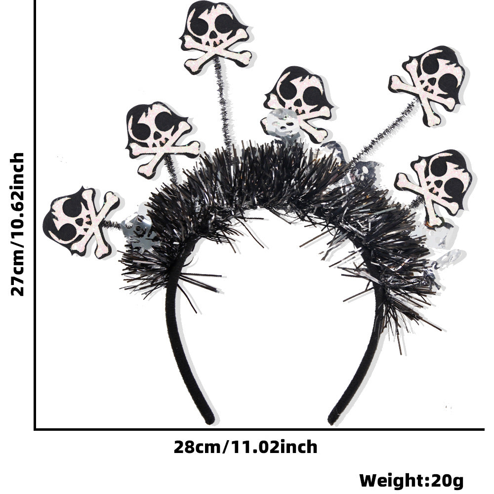 Halloween Party Headband | Premium Pumpkin & Spider Accessory