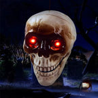 Motion Sensor Skull Heads | Premium Halloween Sound & Light Prop