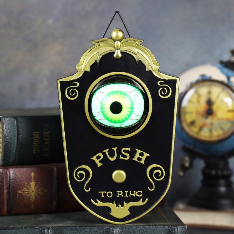 Eyeball Doorbell Prop | Premium Halloween Scare Decoration