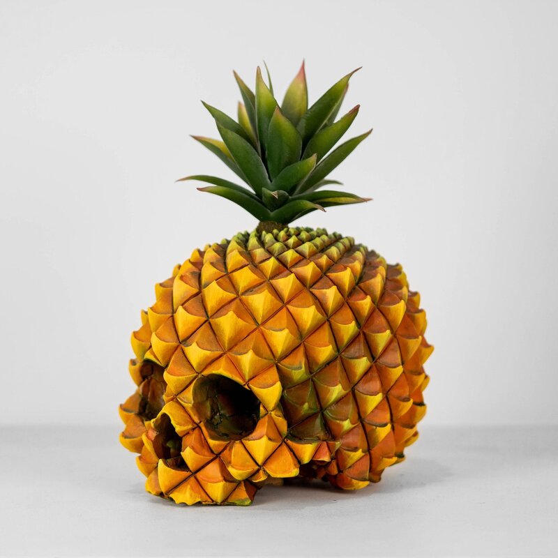 Pineapple Skeleton Decoration | Premium Halloween Novelty Decor