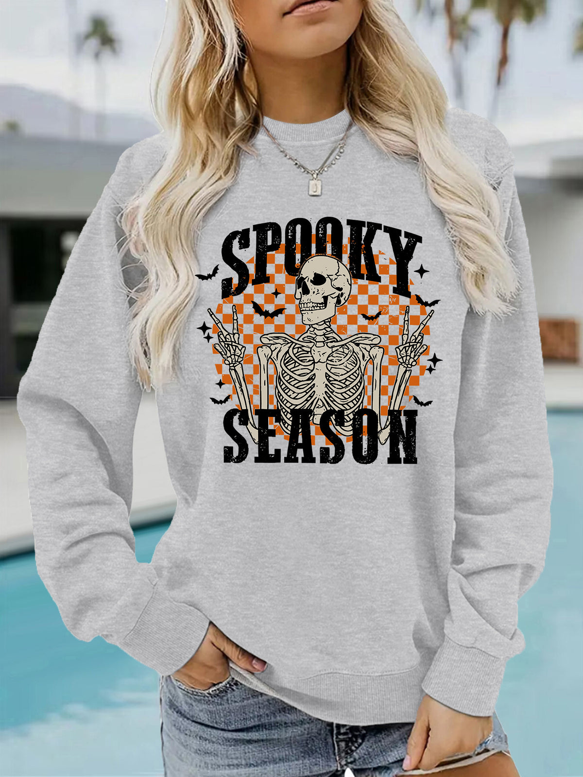 Printed Halloween Hoodie | Premium Loose Fit Sweatshirt