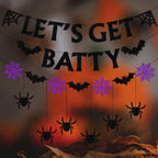 Bat & Spider Streamer Set | Premium Halloween Party Decor