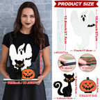 Wooden Ghost Hanging Ornament | Premium Halloween Craft Decor