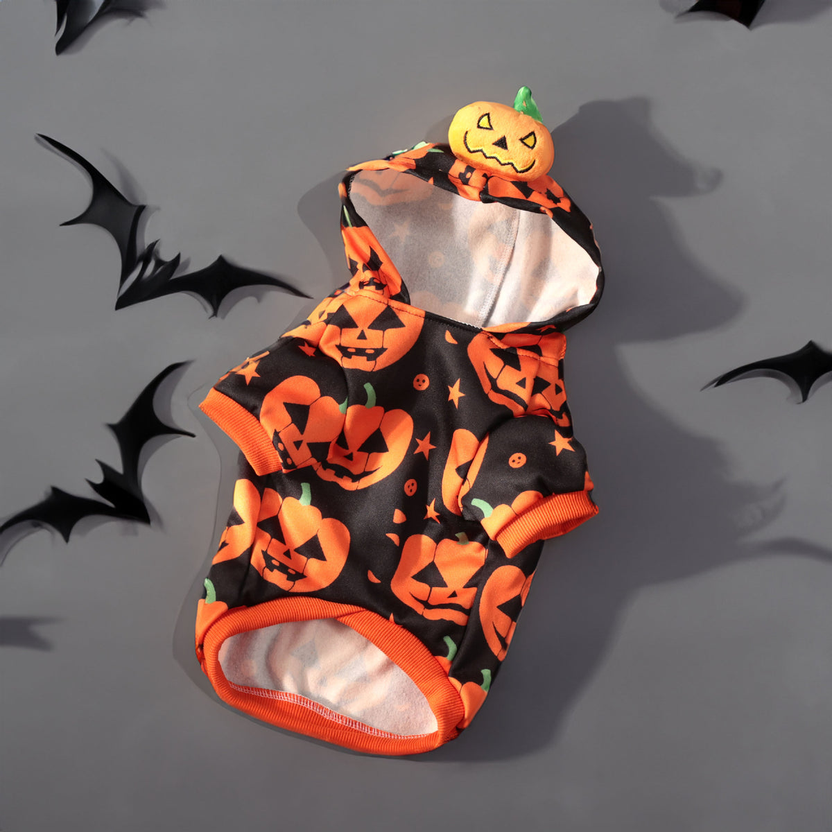 Pumpkin Hoodie for Dogs | Premium Halloween Pet Sweatshirt