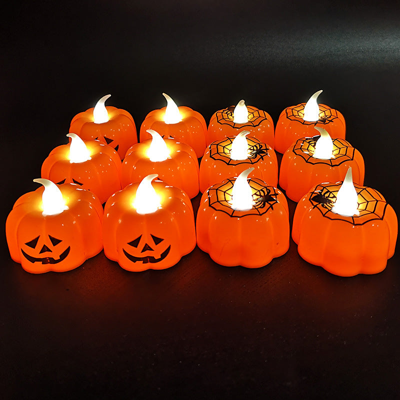 LED Pumpkin & Skull Lantern | Premium Halloween Wind Lantern