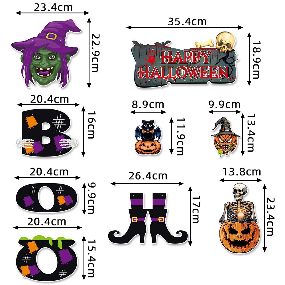 Halloween Door Hanging Banner | Premium Pumpkin Party Decor