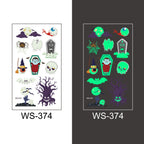Luminous Tattoo Stickers | Premium Halloween Party Favor