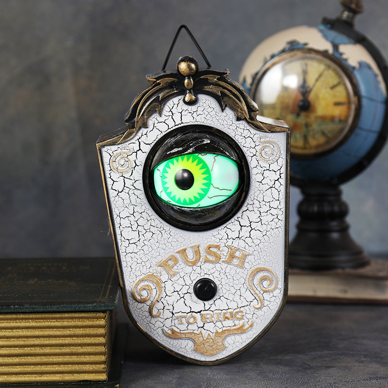 Eyeball Doorbell Prop | Premium Halloween Scare Decoration