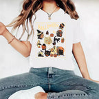 Halloween Graphic Tee | Premium Round Neck Short Sleeve Shirt