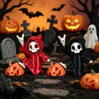 Pumpkin Reaper Hanging Ornament | Premium Halloween Car Decor