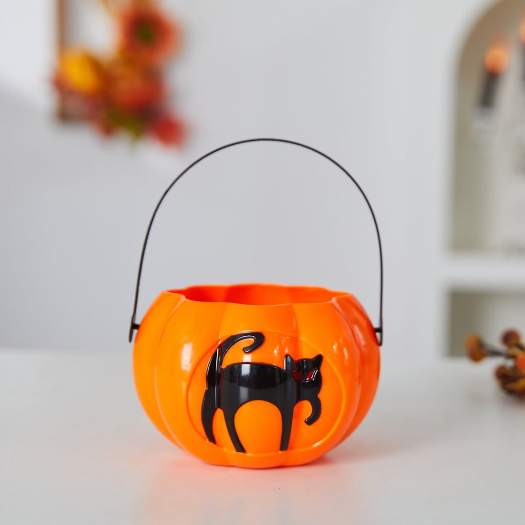 Glow-in-the-Dark Pumpkin Lantern | Premium Halloween Kids Bucket