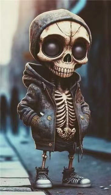 Resin Skeleton Figurine Set | Premium Halloween Home Decor