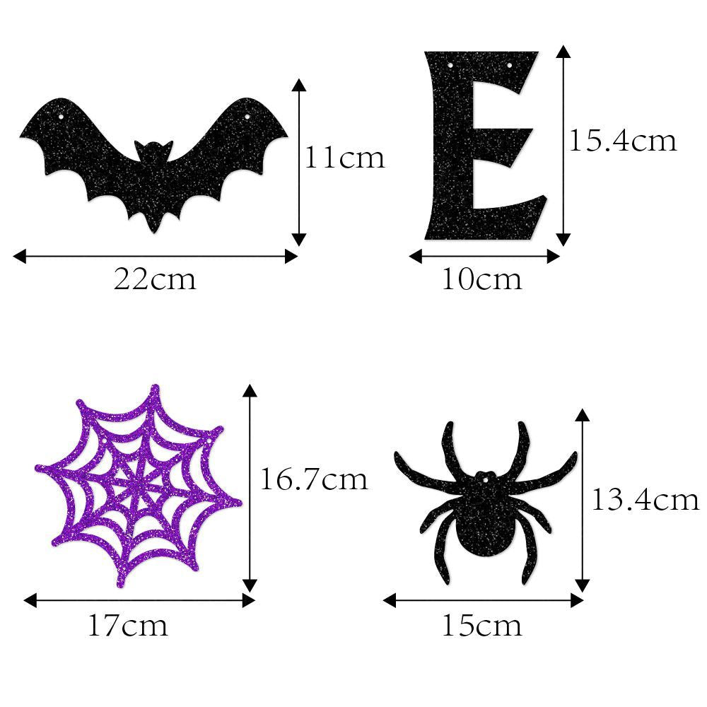 Bat & Spider Streamer Set | Premium Halloween Party Decor