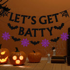 Bat & Spider Streamer Set | Premium Halloween Party Decor