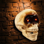 Motion Sensor Skull Heads | Premium Halloween Sound & Light Prop