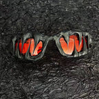Asymmetrical Resin Sunglasses | Premium Halloween Statement Eyewear