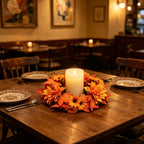 Sunflower & Maple Leaf Wreath | Premium Autumn Harvest Centerpiece