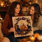 Spooky Ghost Diamond Art Kit | Premium Halloween DIY Wall Decor