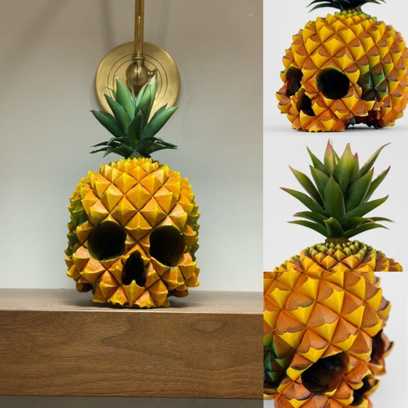 Pineapple Skeleton Decoration | Premium Halloween Novelty Decor