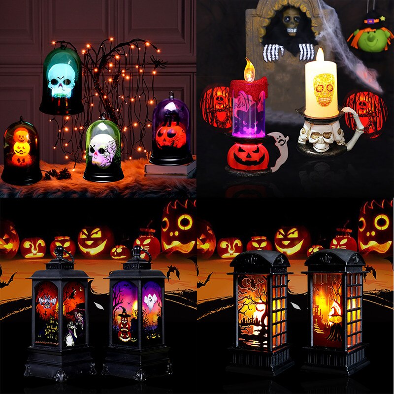 Retro Oil Lamp | Premium Halloween Horror Decor