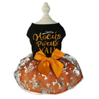 Pet Skull Print Dress | Premium Halloween Costume for Dogs & Cats