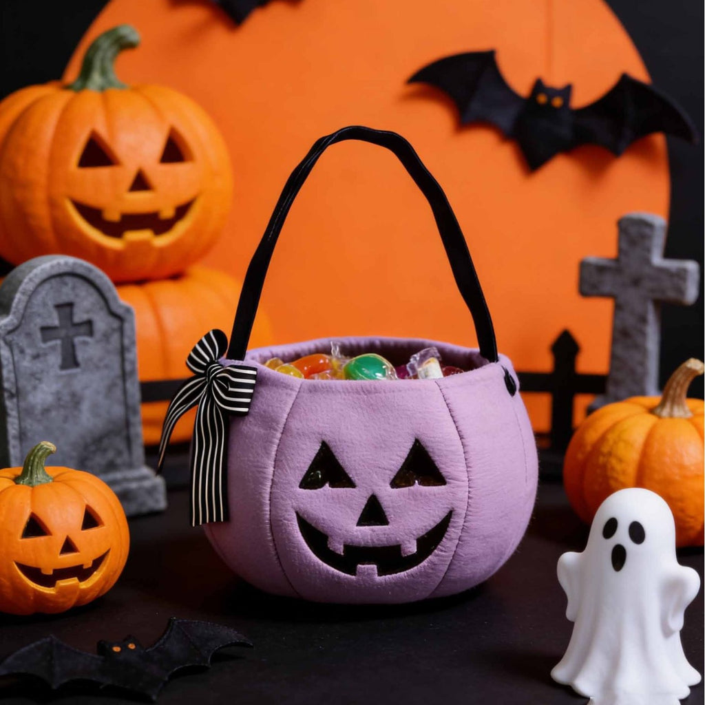 Bow Candy Bag | Premium Halloween Trick-or-Treat Bucket