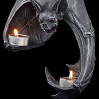 Bat Wall Tealight Holder | Premium Halloween Candlestick Decor