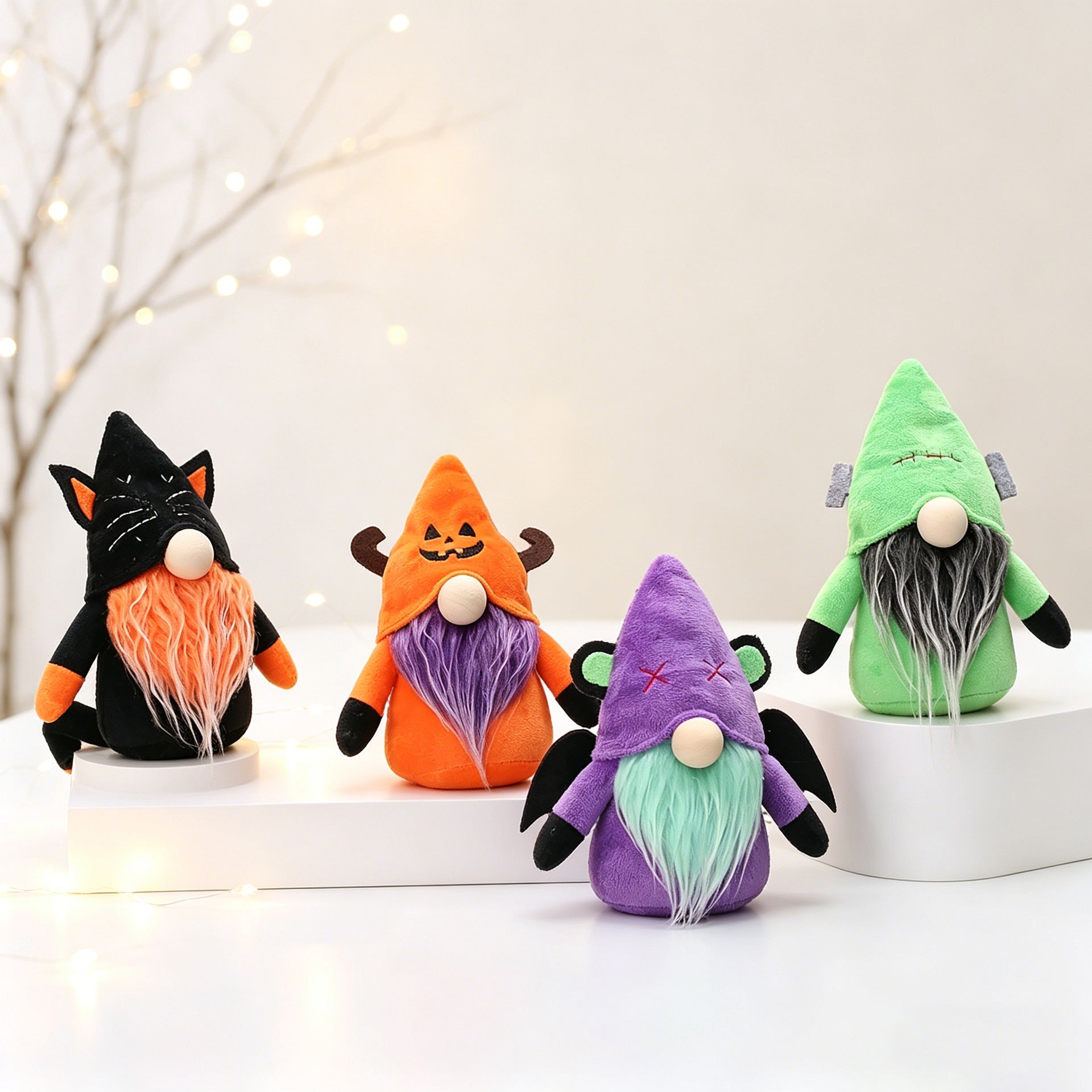 Faceless Forest Dwarf Doll | Premium Halloween Window Decor