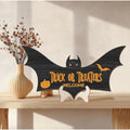 Wooden Silhouette Desk Sign | Premium Halloween Decor