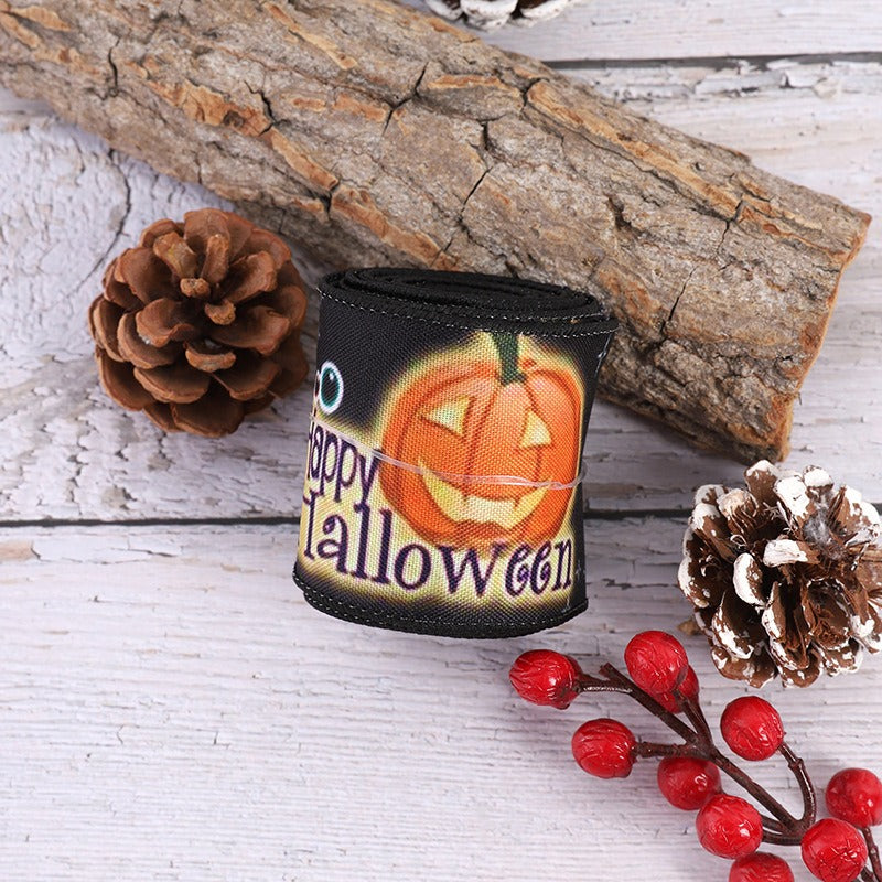 Spider Print Decor Ribbon | Premium Halloween DIY Craft Ribbon