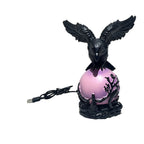 Resin Crow Night Light | Premium Halloween Table Lamp