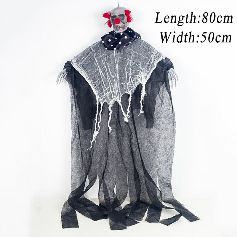 Hanging Grim Reaper Skull Prop | Premium Halloween Horror Decor