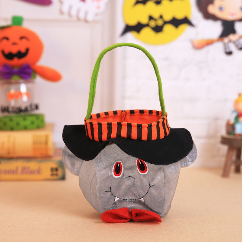 Witch Pumpkin Tote Bag | Premium Halloween Kids Accessory