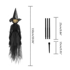 Light-Up Witch Ghost Decoration | Premium Halloween Voice-Control Prop