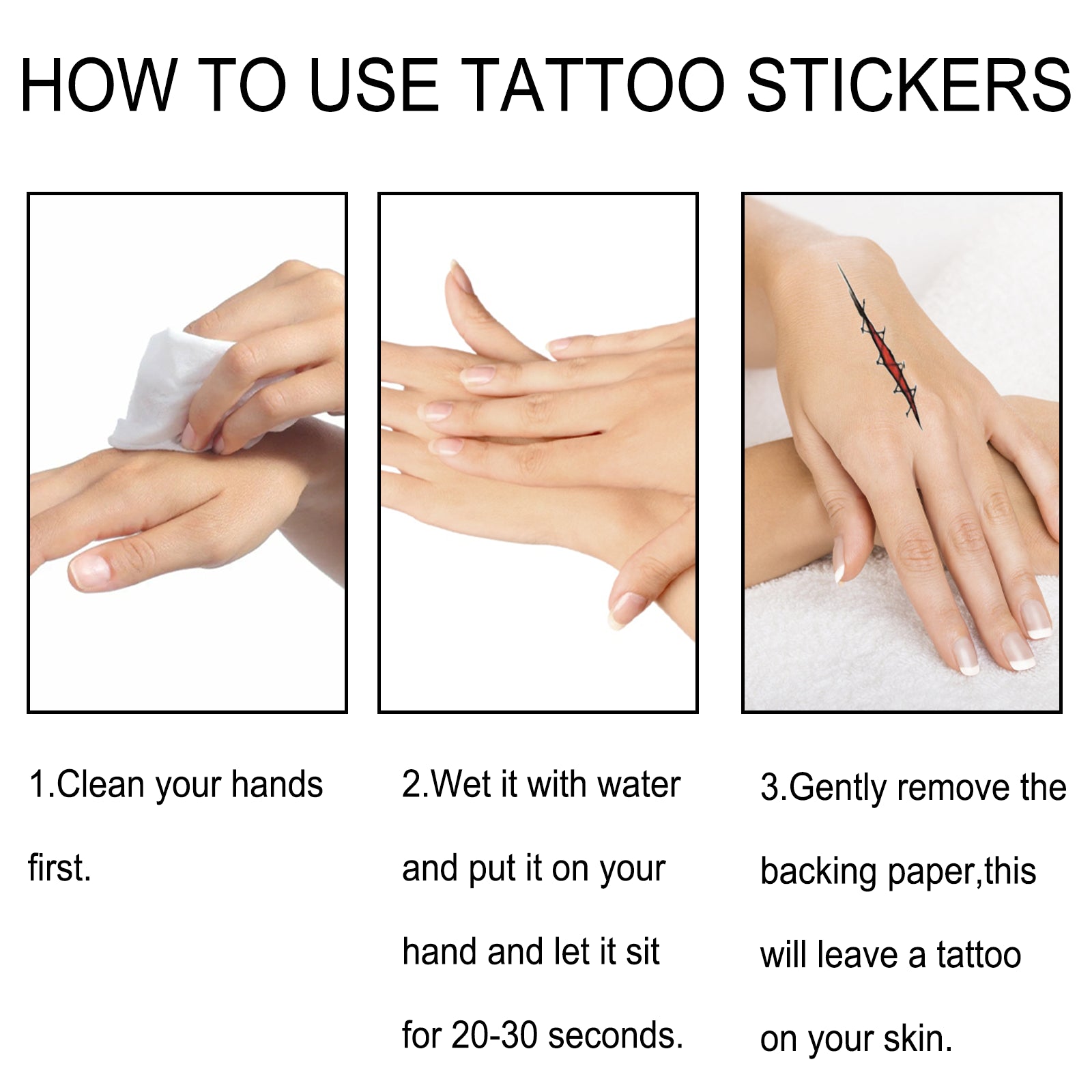 Halloween Tattoo Stickers | Premium Party Makeup Accessory