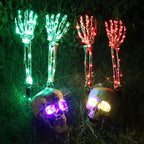 LED Skeleton Hand Ground Stake | Premium Halloween Yard Decor
