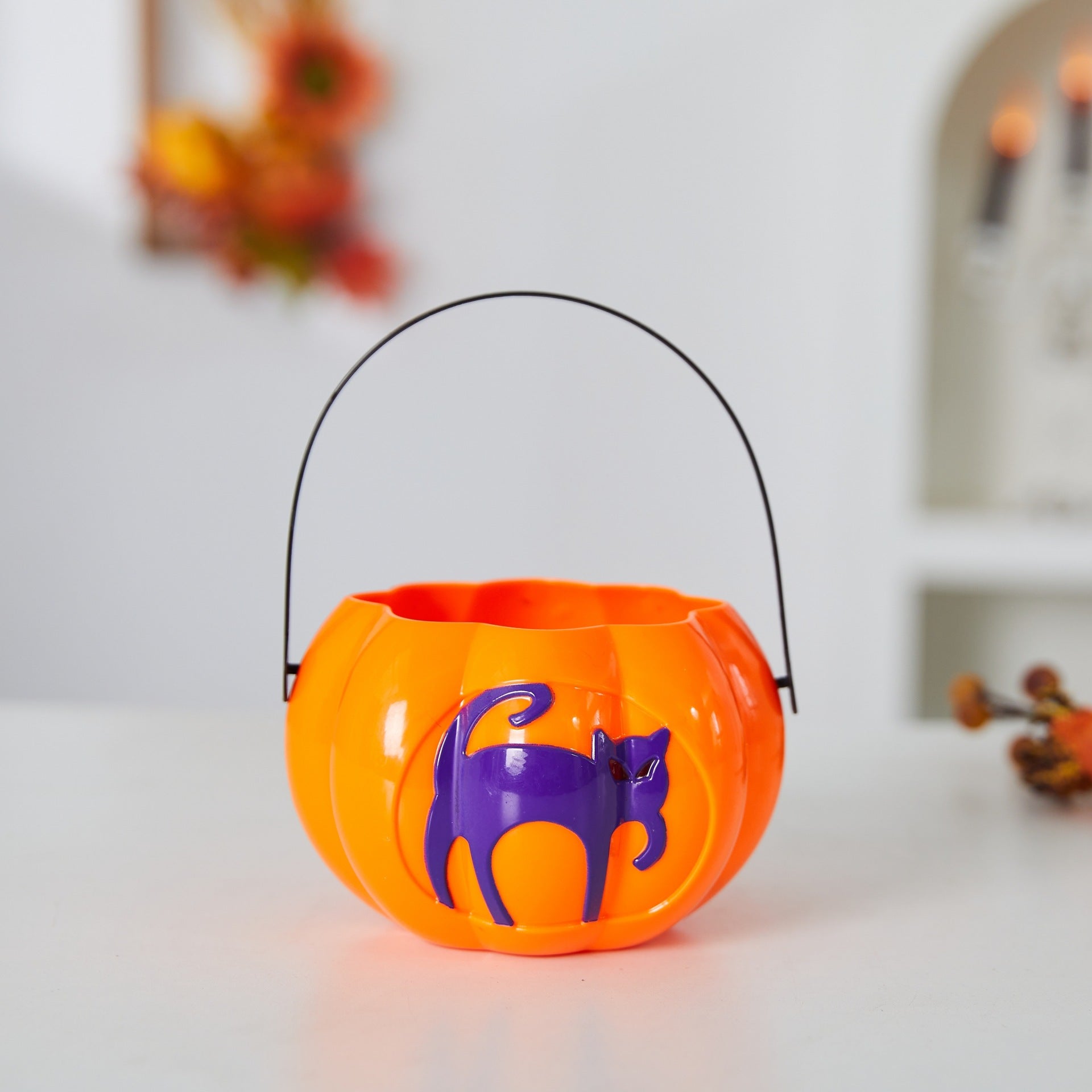 Glow-in-the-Dark Pumpkin Lantern | Premium Halloween Kids Bucket