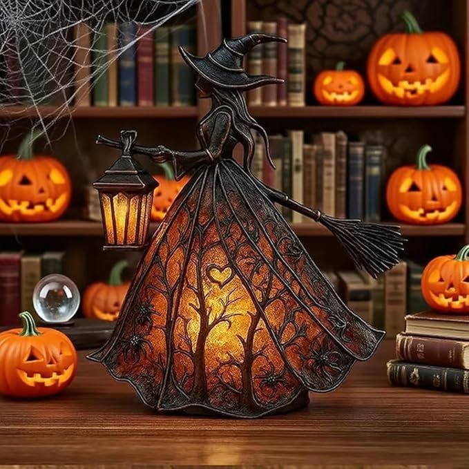 Witch Lamp Table Light | Premium Halloween Decorative Lighting