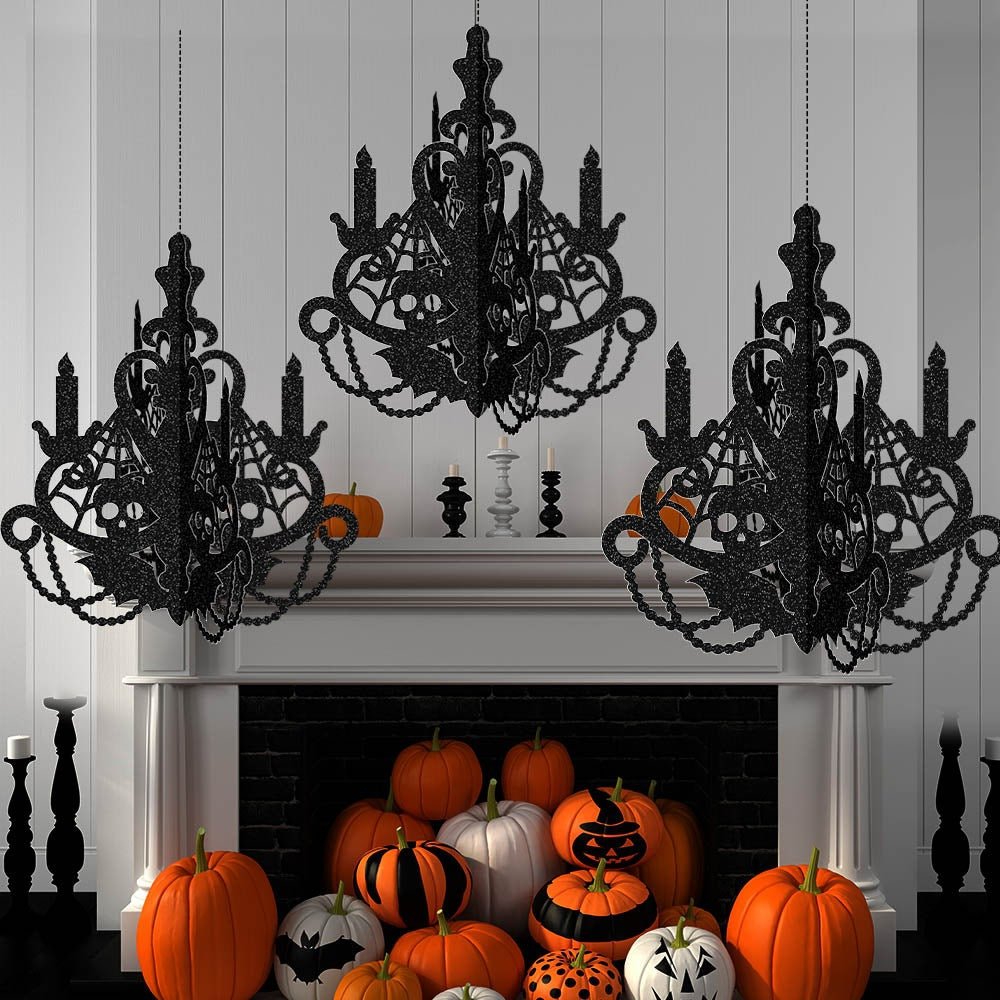 3D Hanging Halloween Ornament | Premium Paper Décor, 30cm/35cm