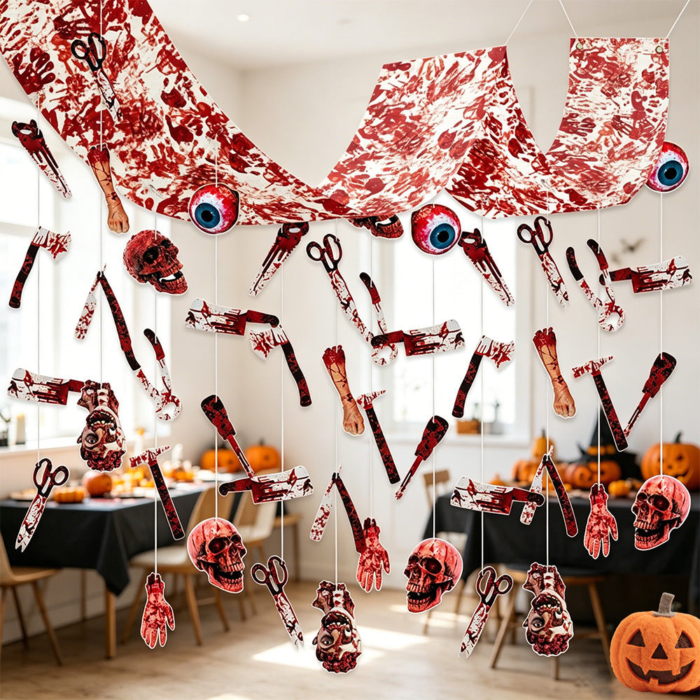 Bloody Hanging Decoration | Premium Halloween Horror Prop