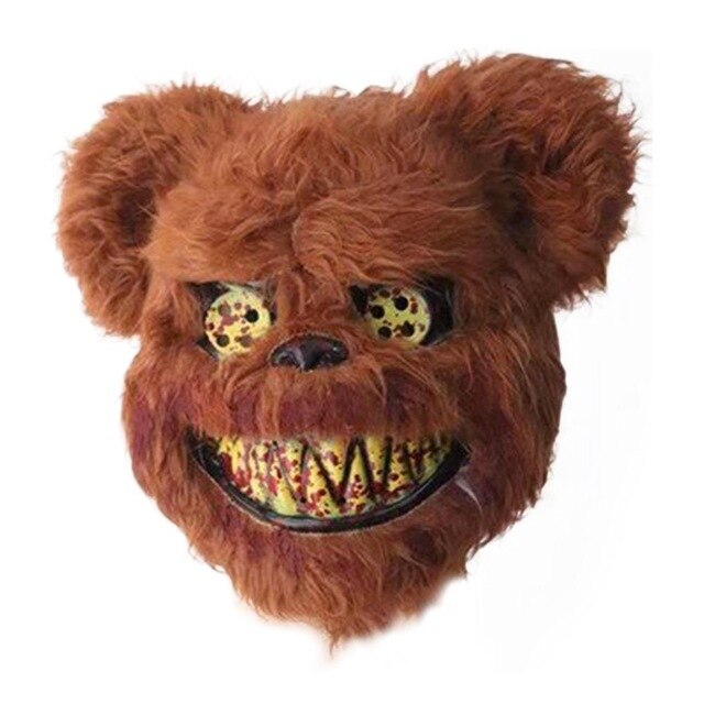Bloody Teddy Bear Mask | Premium Halloween Costume Prop