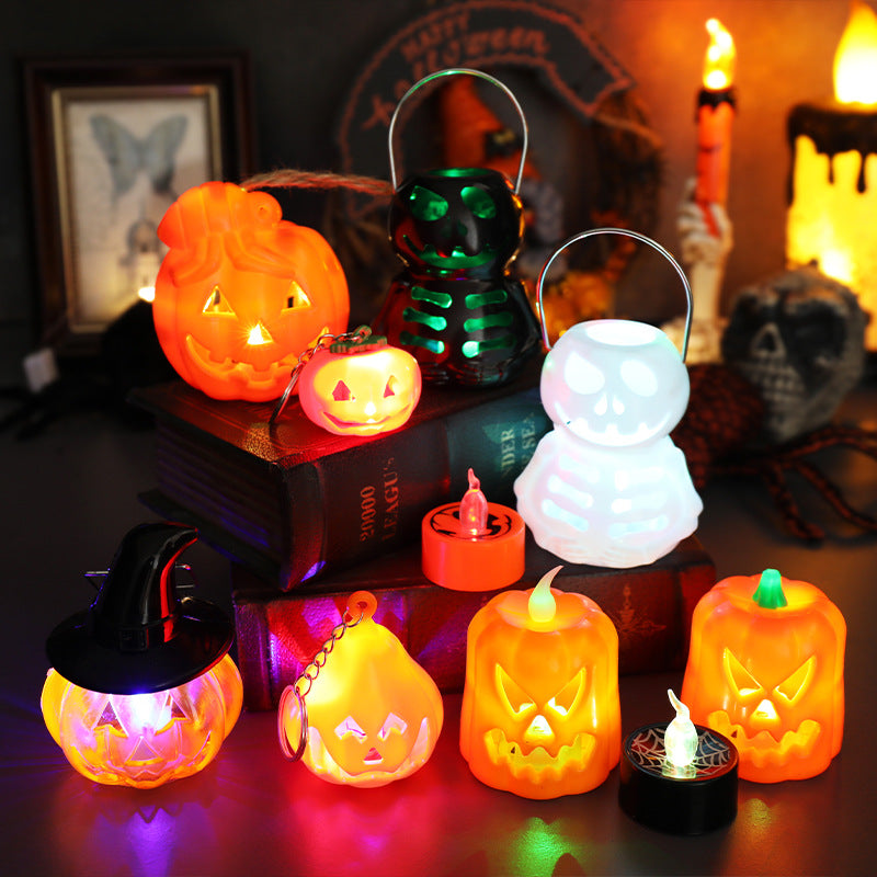 Portable Pumpkin Candle Holder | Premium Halloween Night Light
